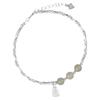 9Silver and Hetian Jade Bracelet for Women, New Light Luxury Niche Exquisite Friendship Jewelry in Vintage Style