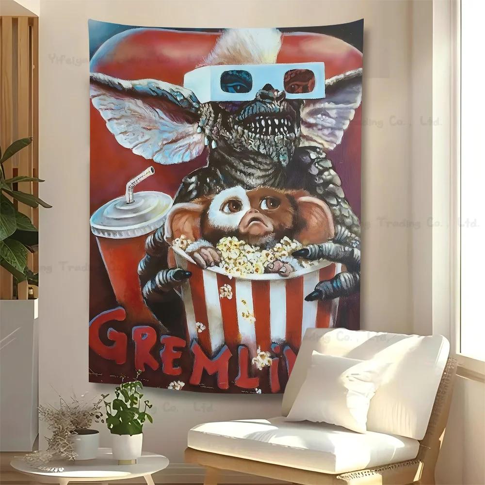 Gremlins Movie Hanging Bohemian Tapestry Hanging Tarot Hippie Wall Rugs Dorm Japanese Tapestry