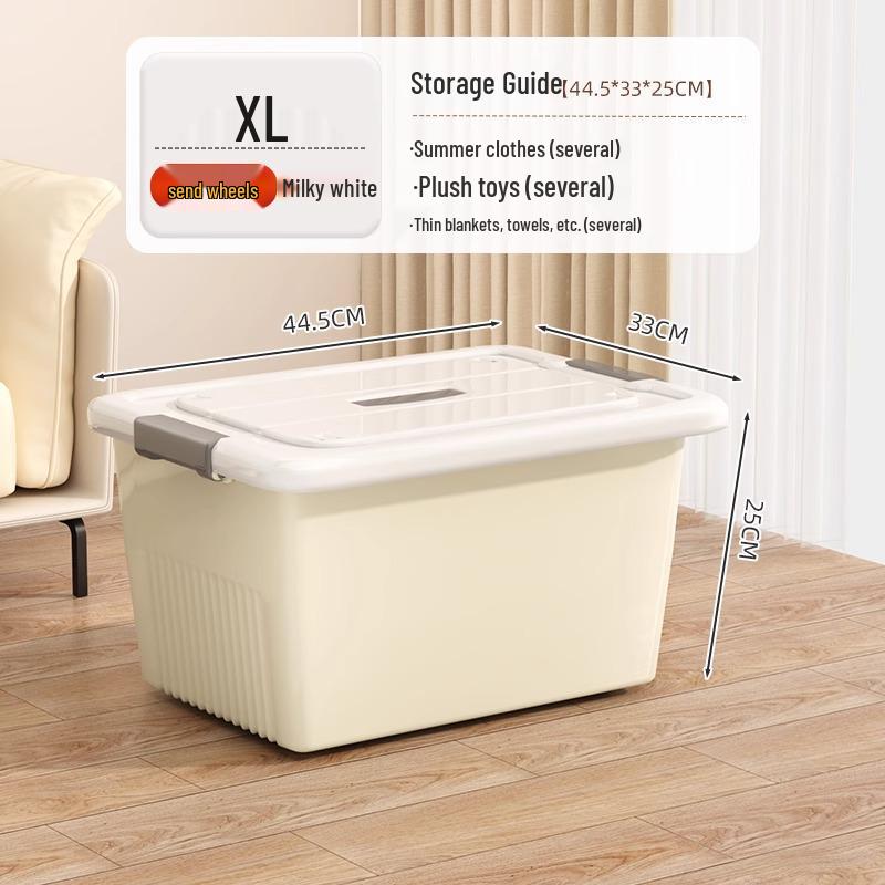 Очень большой пластиковый ящик для хранения бытовых вещей 2214₽