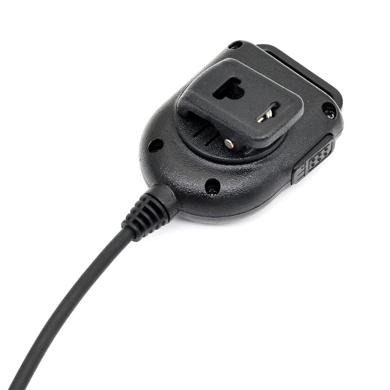 High Sensitivity 2 Pin Hand Speaker Microphone for UV5R 888S Professional Patrol Two Way Radio Communication Work Sites