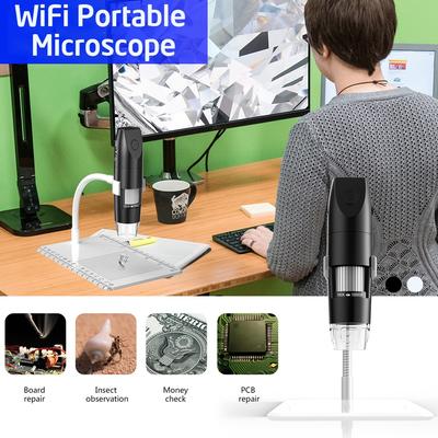 Microscópio Digital 1080P WiFi Inskam 316 Câmera Microscópica USB Móvel Estrutura de Tubo Sólido Chave para Computador
