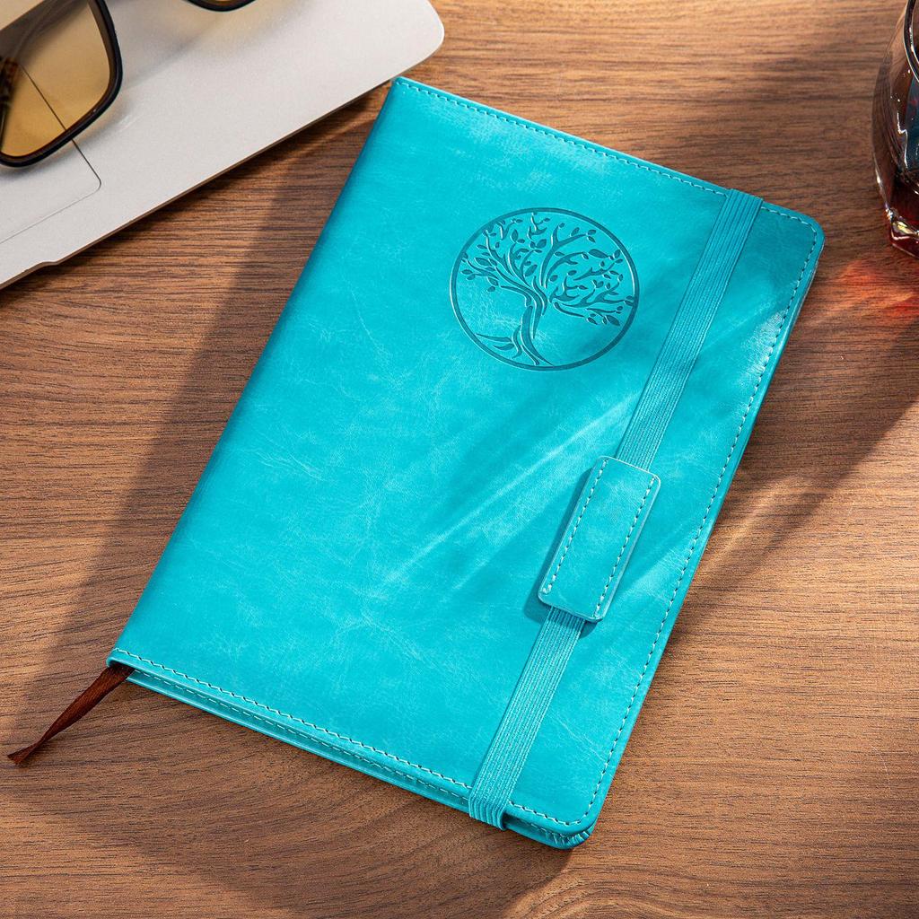 Cross-Border A5 Soft Leather Retro Business Notebook Diary