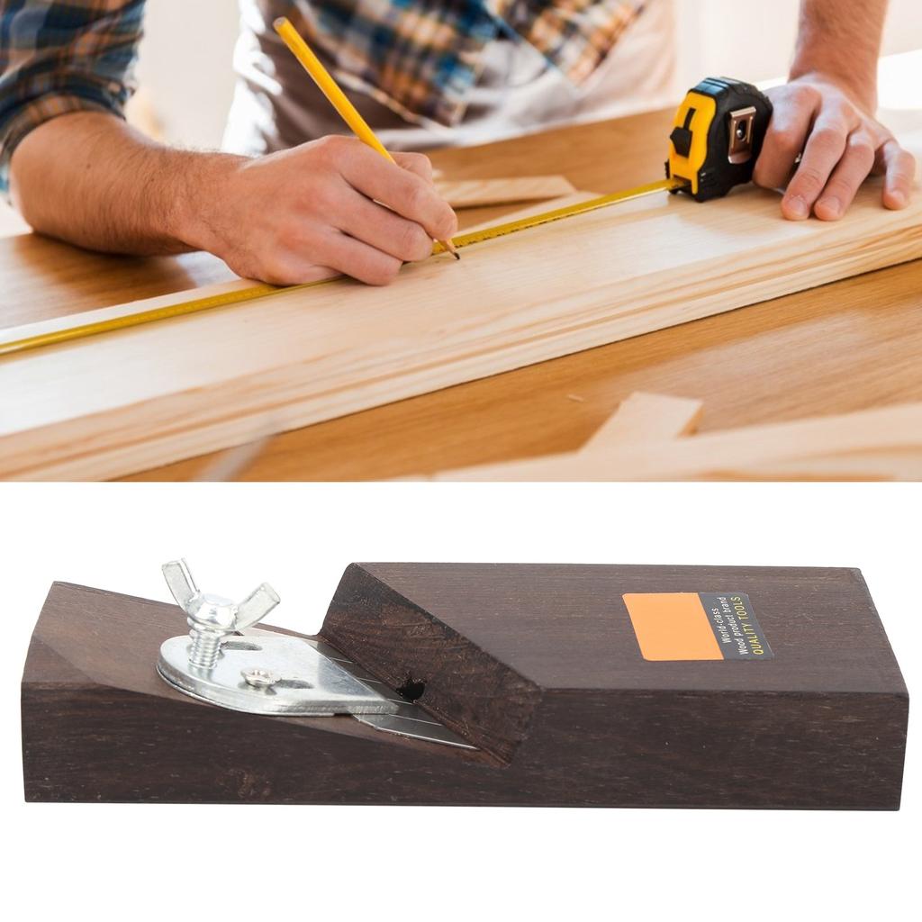 Woodworker Hand Blade Plane Ebony Chamfering Planer 45 Degrees  Angle Cutting Woodworking Tools
