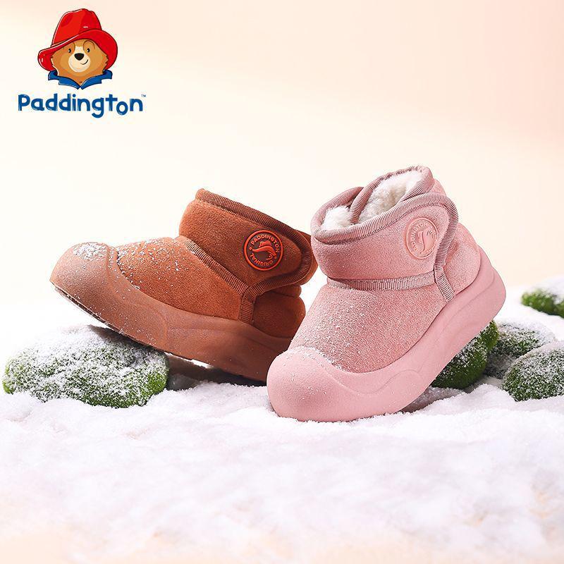 Paddington Bear Kids' Snow Boots - Winter Velvet, Thick Cotton for Infants & Toddlers