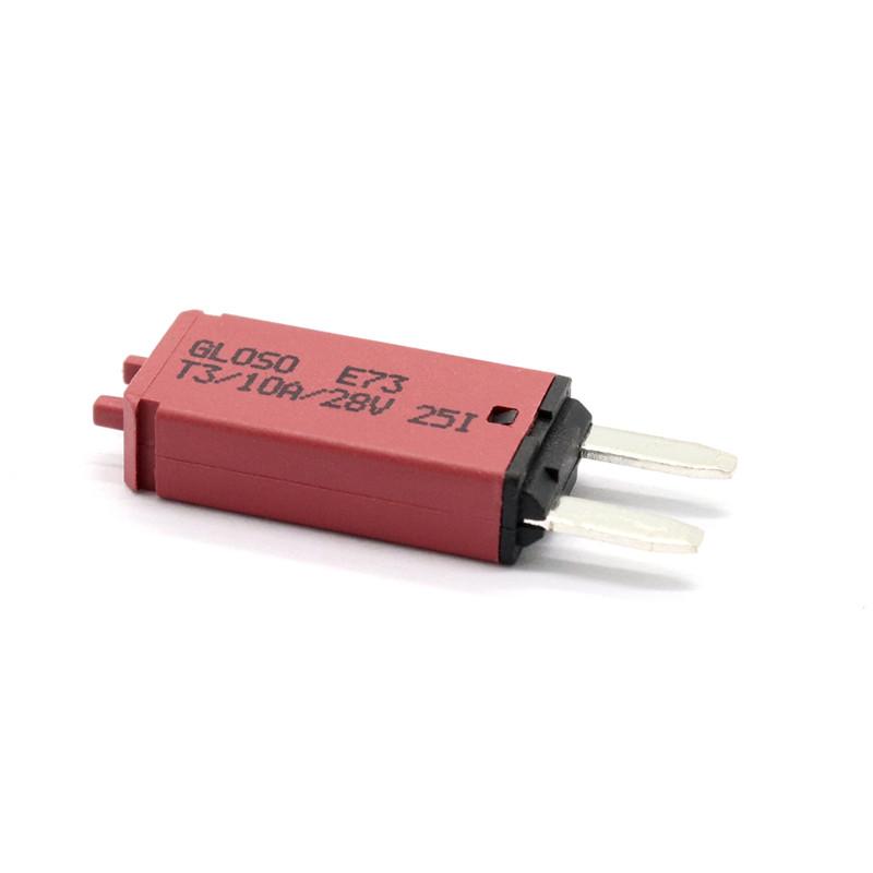 Resettable Fuse Manually Resettable 10A Mini Fuses 12/24V Automotive Fuses Motorcycle Boat Micro Fuse Car Accessories