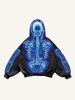 Unisex Retro Skeleton 3D Print Hoodie - Trendy Pullover with Hood