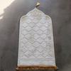 Irregular Embossed Raschel Prayer Mat with Short Pile