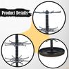 Rotating Jewelry Stand Bracelet Holder Earring Rotatable Hanging Rack Organizer for Store