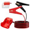 Jumper Cable Clamps Power Wheel Battery Adapter For Dewalt/Milwaukee 11V Battery Jumper Starter for Car Jump Starting 1.18FT