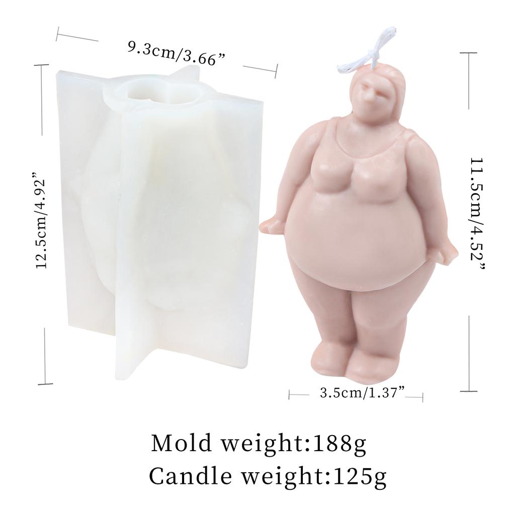 3D Damenkörperform Kerzenform Yogapose für handgemachte Seife Epoxidharz Polymer Clay DIY Duftgips Epoxidharz