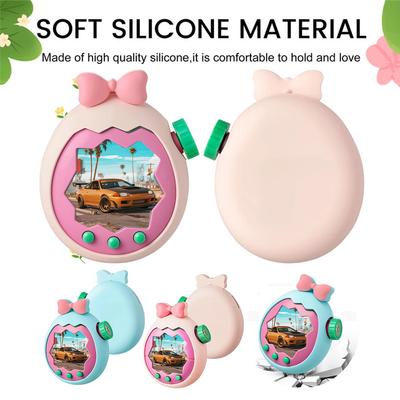 Coque Protectrice Souple en Silicone Liquide Pour Tamagotchi Paradise Antidérapante Résistante aux Chutes Anti-Rayures Étui Mignon Accessoires de Jeux