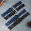Klockarmband i fluorgummi 20 mm 22 mm dammtätt gummiband för omega seiko huawei Samsung klockarmband märke sportklockarmband