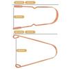 1Pcs Pure Copper Tongue Scraper Oral Cleaner Brush Fresh Cleaning Hygiene High Quality Tounge Scraper