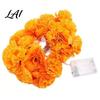 Ghost Festival Party Supplies 10FT LED Chrysanthemum String Light Battery Operated Artificial Marigold Garland Seasonal Embellishments Fairy