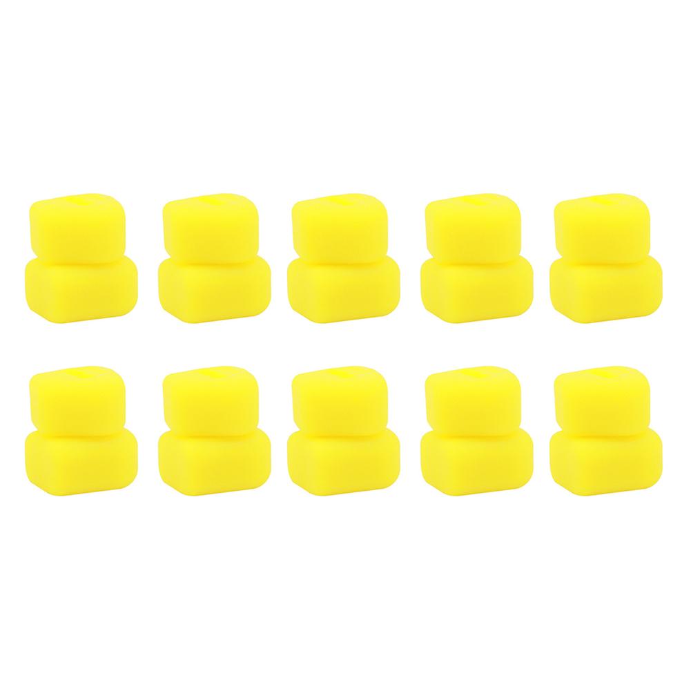 

10 шт. Двойные кукурузные плавающие бусины Европейский стиль Карповая рыбалка Насадка Медленно тонущая Силиконовая искусственная приманка