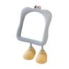 Desk Mirror with Standing Legs Square Frame with Eyes Desktop