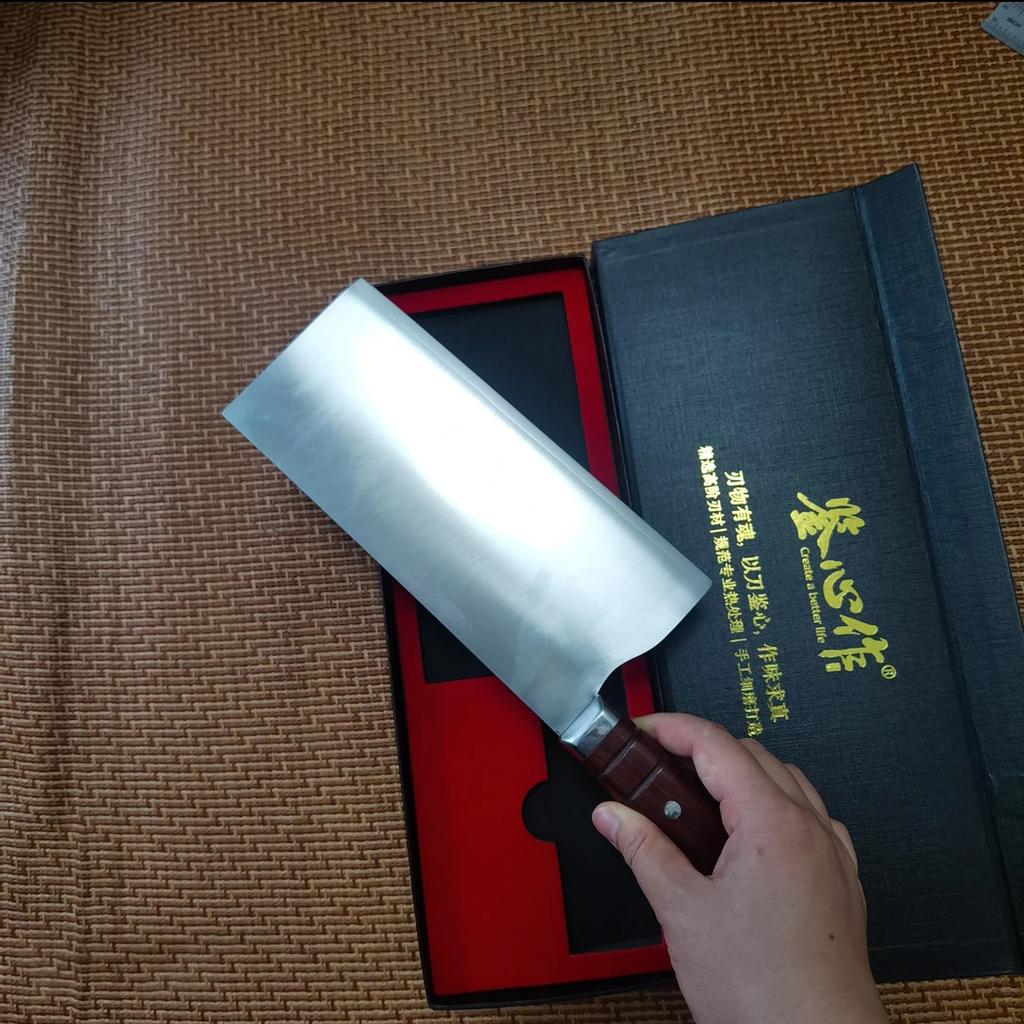 8 Inch Slicing Knife SG2 Powder High-Speed Steel Core 3-layers Clad Steel Blade Sharp Chef Cleaver Meat Vegetables Kitchen Knife