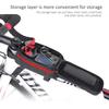 Hook and Loop Straps Bicycle Phone Bag 600D Nylon , TPU Bike Top Tube Bag  Cycling Gear Carrying