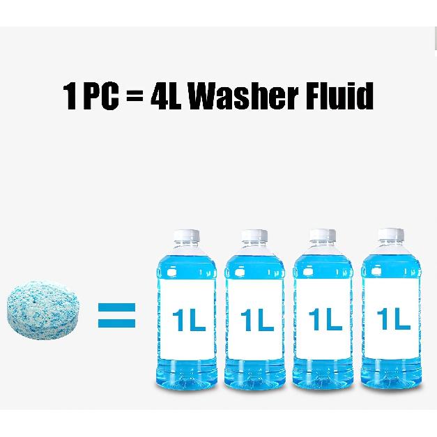 5/10/20Pcs Car Windshield Solid Cleaner Effervescent Tablets Car Washer Agent Universal Glass Washer Dust Soot Auto
