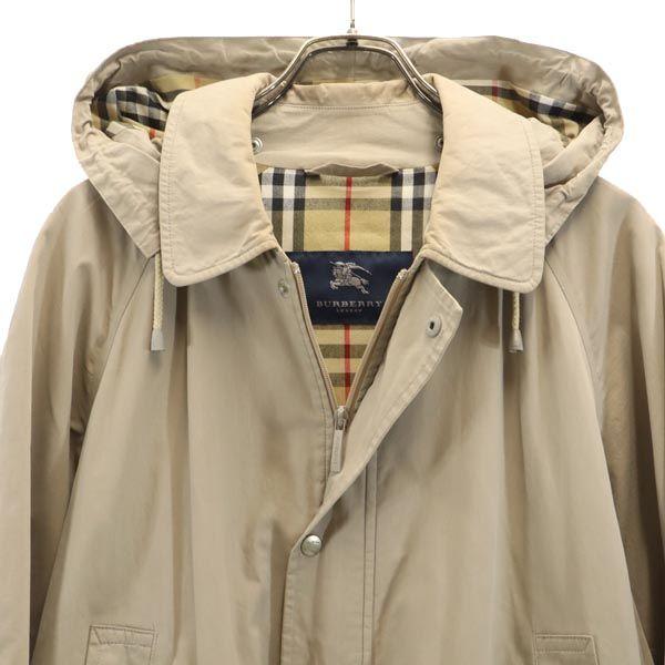 Burberry Made In USA Hooded Coat M Beige Men's Used