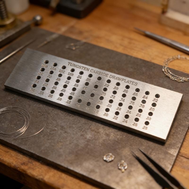 Carbide Wire Drawplate 52 Hole Round Shape 0.04-0.45mm/0.04-0.8mm/0.04-1.6mm Jeweller Draw Plate Crafting Replacement