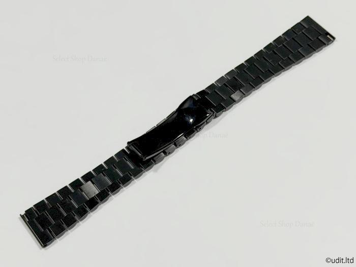 [USED] 20mm Lug Width Rolex Compatible President Bracelet Watch Strap, Black