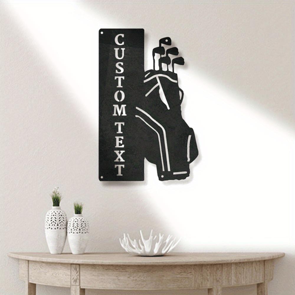 Personalizable Metal Wall Sign Classic Blacksmith Art Home Kitchen Decor Custom Sculpture
