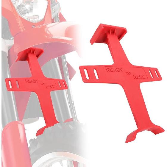 Universal Motorcycle Fork Guard Suspension Support Brace Transportation Tool Tie Down Seal Saver Protection Plastic For Dirt Bike Motocross