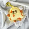 Cartoon Cheese Plush Coin Purse Food Cheese Wallet Pendant Earphone Bag Lipstick Bag Portable Key Case