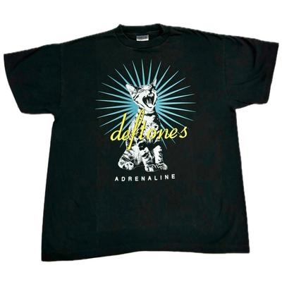Vintage 1995 DEFTONES ADRENALINE Taglia XL Maglietta Band Anni '90 Punto Singolo REPRINT