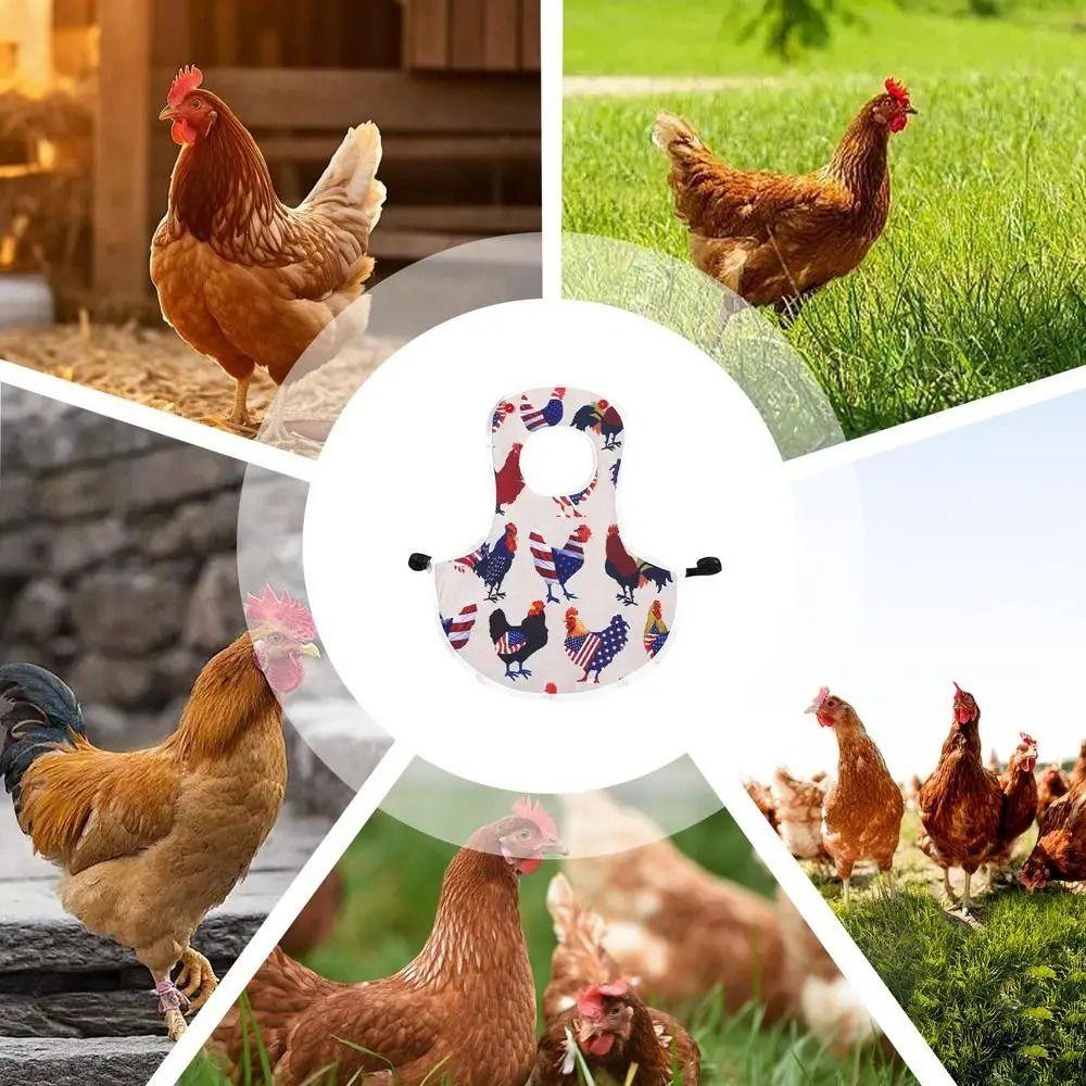 Washable Poultry Back Protector Adjustable Chicken Saddle Apron Hen Apron Poultry Farming