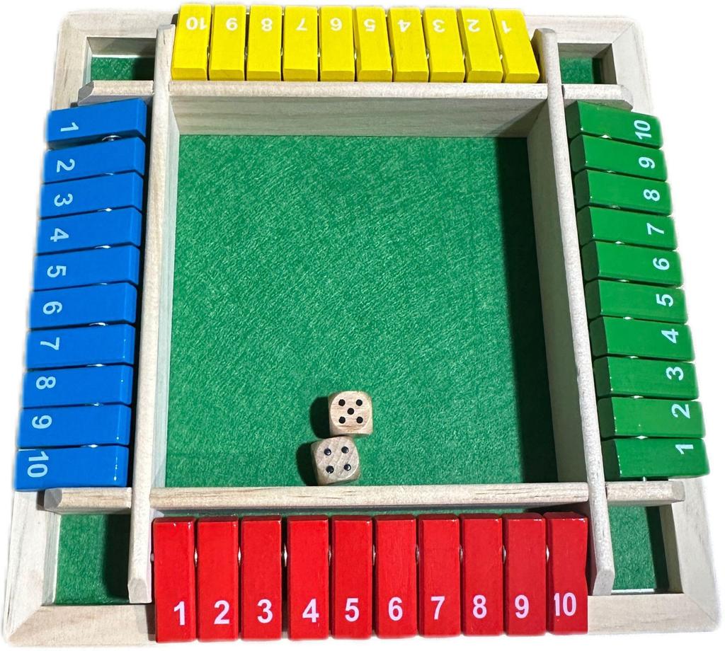 Children's Number Flip Card Game: Educational, Entertaining, Four-Sided Board & Drinking Game Props for Parties