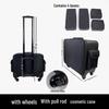 Valigia Trolley Grande Capacità Portatile per Truccatori Professionisti, per Strumenti di Bellezza e Unghie