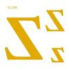 Waterproof Metallic Sports & Party Letter and Number Tattoo Stickers