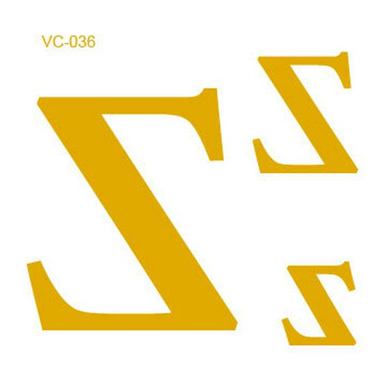 Waterproof Metallic Sports & Party Letter and Number Tattoo Stickers