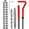 Fixinus 30 Piece M6 X 1.0Mm Thread Repair Ert Kit, Stainless Steel Thread Repair Kit Helicoil Coil Compatible Hand Tool Set For Auto Repair