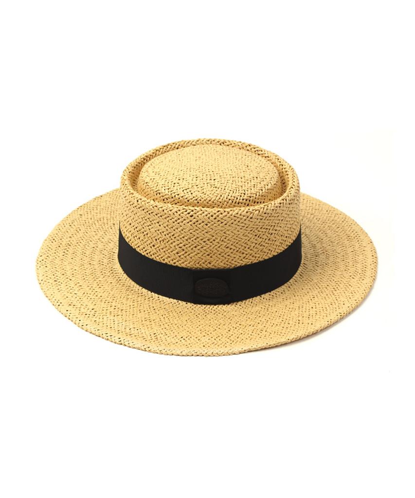 Yunibeosyeolkemiseuteuli Home Beige Flat Fedora Summer Fedora