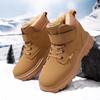 Kid's Winter Boots  Plus Velvet Plus Cotton Snow Boots Outdoor High Warm Girls Winter Boots  Kids Winter Boots
