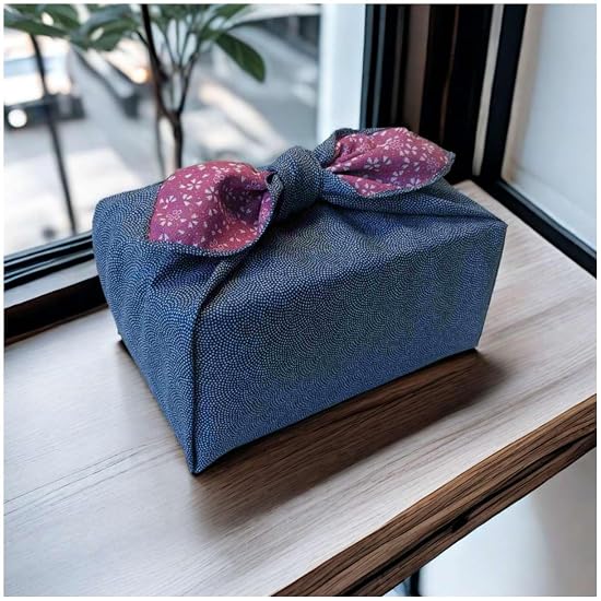 SAWABIYA Furoshiki Reversible Same-komon Cherry Blossom Double-sided Dyeing Four-sided Stitching 70c