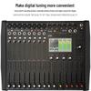 HuiDu DMX208 Professional 8-Channel Digital Audio Mixer (CN Version)