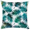 Plant Leaf Pillowcase Soft Short Plush Cushion Cover Tropical Rainforest Pillow Case Cushion Cover Throw Pillowcase 50X50 Pillow