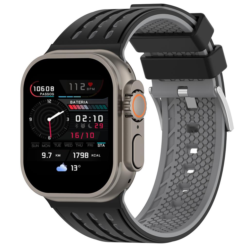 Silicone Bands For Apple watch Ultra 3/2 49mm 46 45 44 42mm sport silicone Bracelet correa for IWatch Series 11 10 9 8 7 6 5 SE