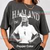 Erling Haaland Portrait T-Shirt | Soccer Player Graphic Tee BK