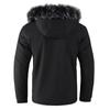 Men's Fur Collar Plus Velvet Thick Coat Jacket Casual Fashion Jacket
