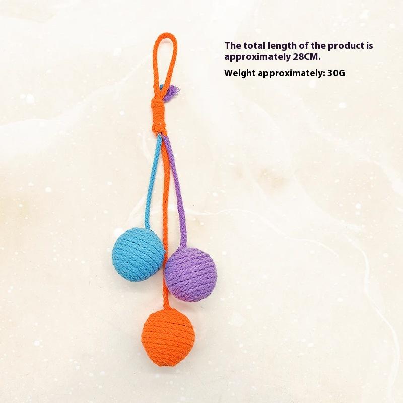 3-stöckiger Katzenspielturm Drehteller Rollkugelspielzeug Interaktives Intelligenz-Trainingsbahn Puzzle Lustige Spiele Zubehör