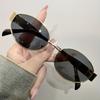 Unique Style Travel Party Thin Metal Frame Trendy Fashion Item Accessories Fashionable Gold-Framed Glasses