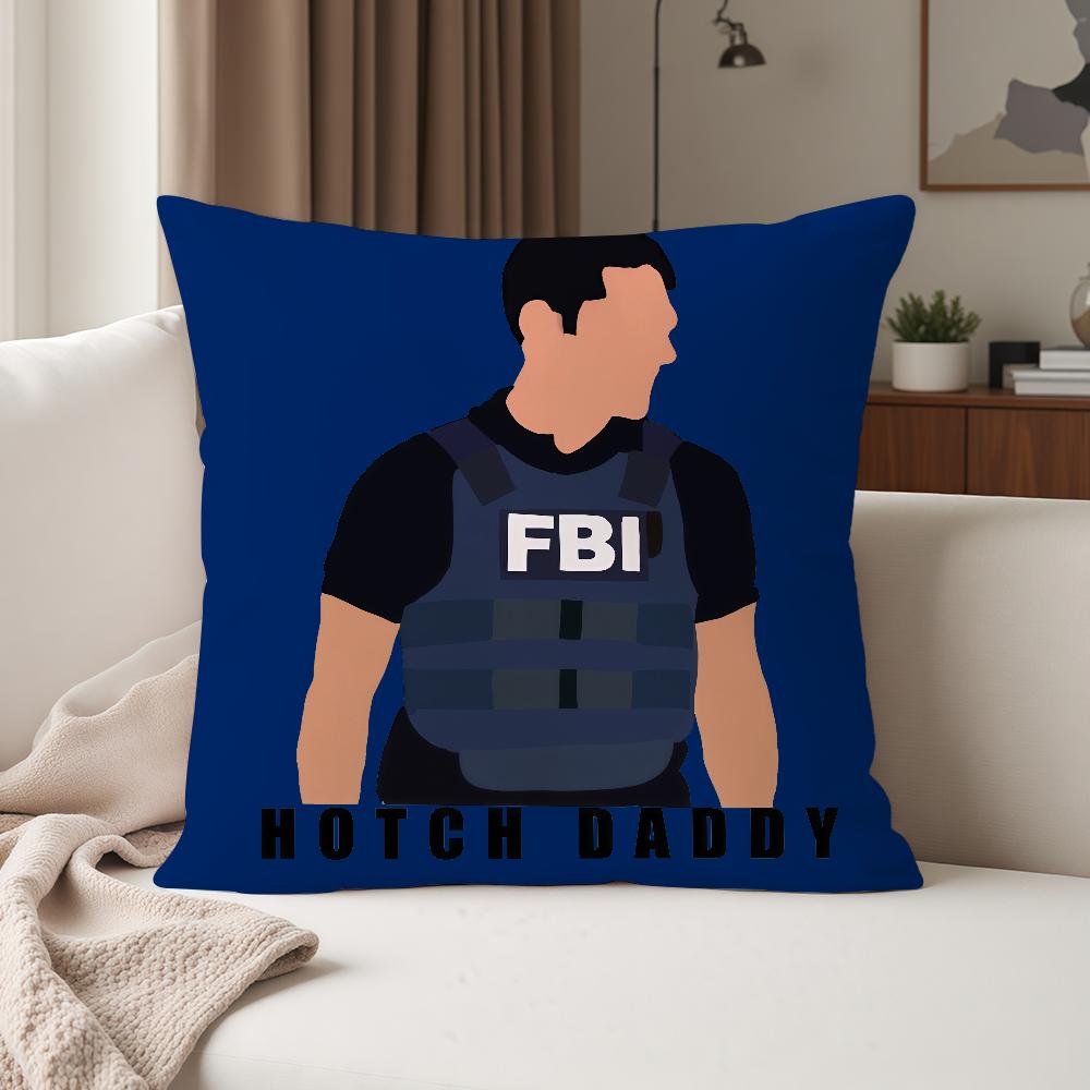 Cool FFBI Logo Pillow Case Suitable For Bedrooms Living Rooms Cars Home Decoration
