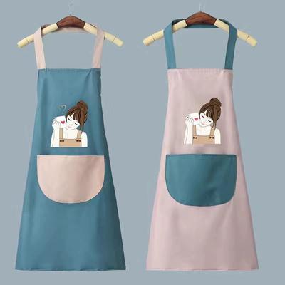 Küche Haushalt Wasserdicht Und Ölfest Männer Und Frauen Schürze Kochen Backen Wasserdichte Ölfeste Schürzen Handabwischen