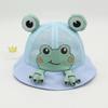 Cute Frog Baby Sun Hat Spring Autumn Thin Breathable UV Protection Cap For Toddlers Boys Girls Outdoor Travel