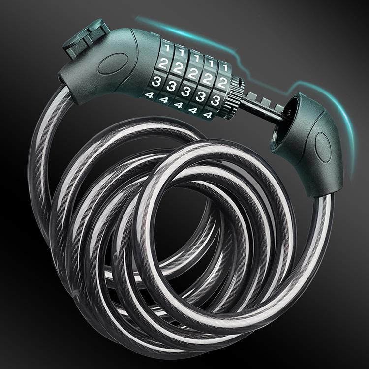 Portable Anti-Theft 4-5 Digit Combination Bicycle & Electric Vehicle Chain Lock